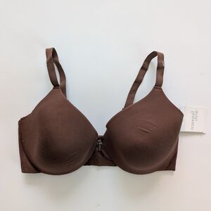 Tranquil & Tru Brown Lightly Lined Bra - 36DD